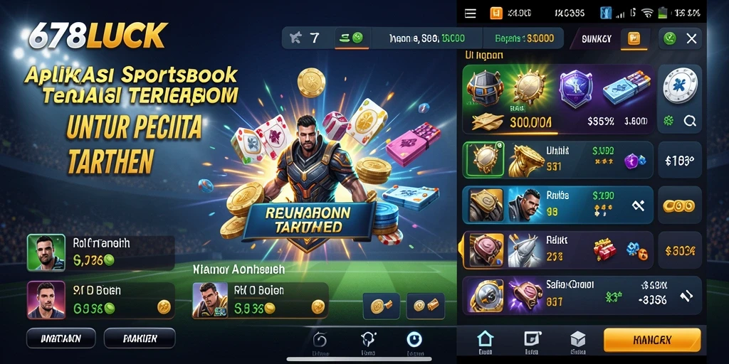 Tampilan gameplay Sportsbook yang menarik dan dinamis.