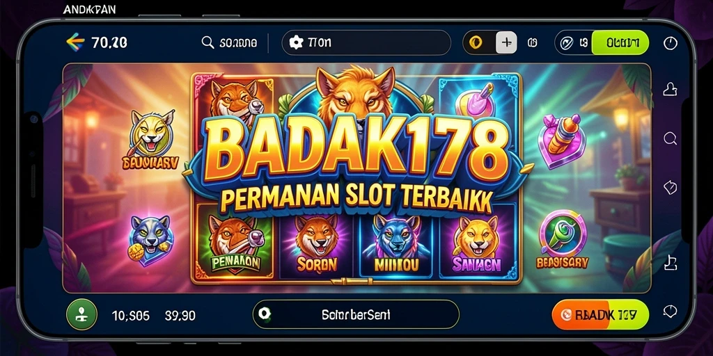 Tampilan main game Slot BADAK178 yang mengasyikkan