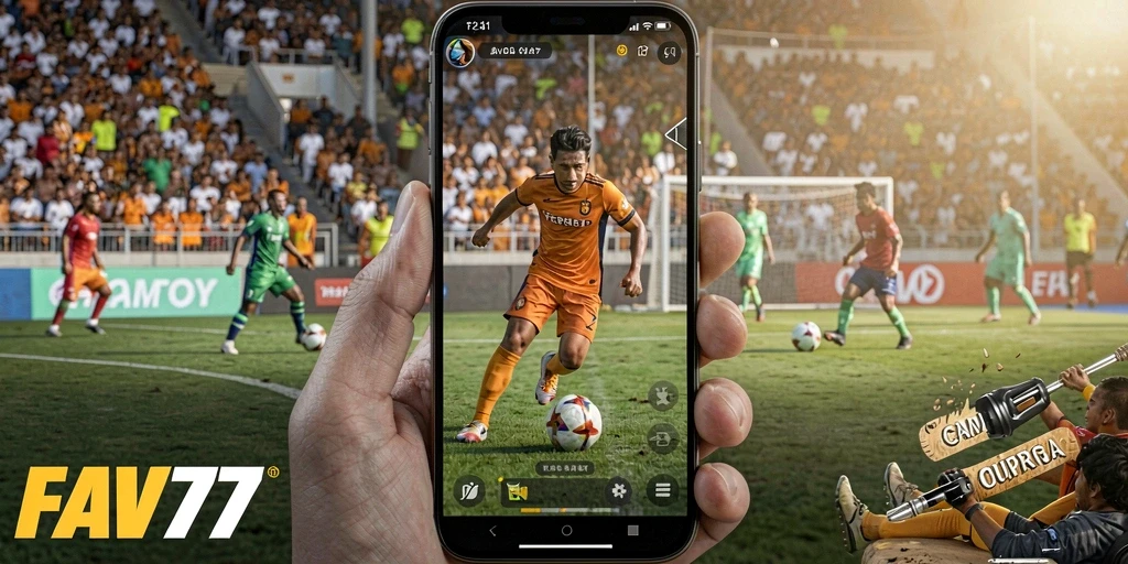 Tampilan gameplay mendebarkan dari FAV77 yang menghadirkan olahraga nyata.