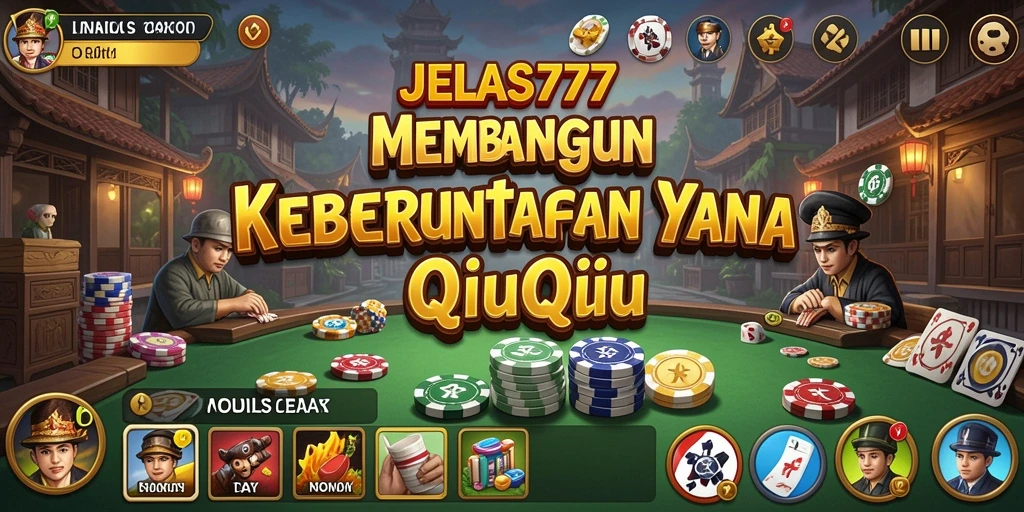 Tampilan menarik dari gameplay QiuQiu di JELAS777.