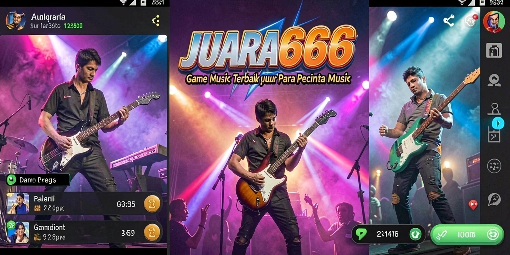 Tampilan gameplay JUARA666 yang menarik saat bermain musik.