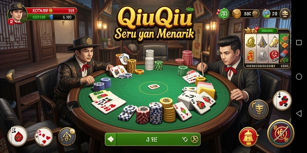 Screenshot gameplay QiuQiu KOTA189 yang menarik.