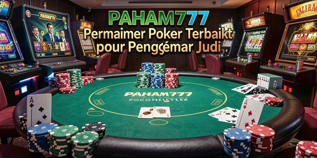 Tampilan gameplay menarik dari PAHAM777 yang menghadirkan Poker seru.