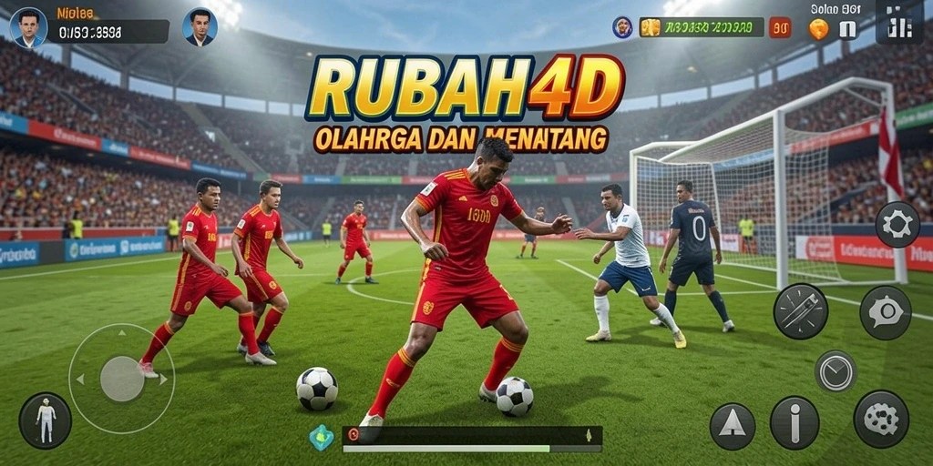 Tampilan gameplay RUBAH4D dengan aksi olahraga yang mendebarkan.