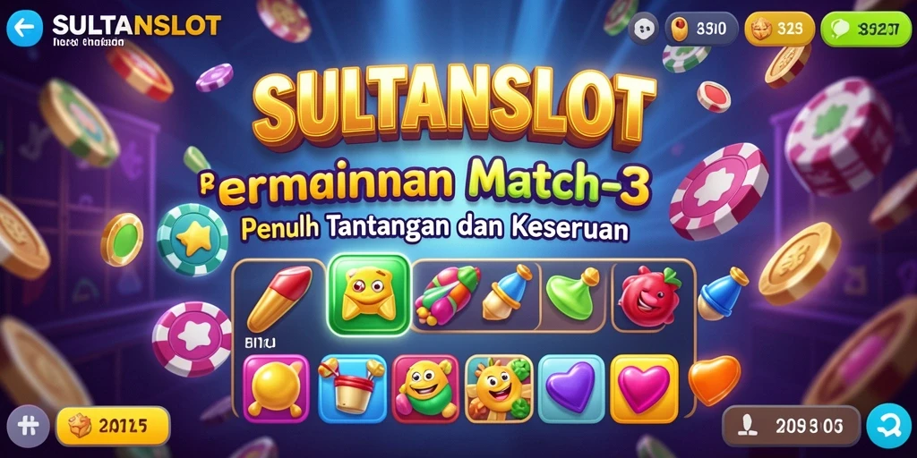 Screenshot gameplay SULTANSLOT menampilkan keseruan mencocokkan simbol.